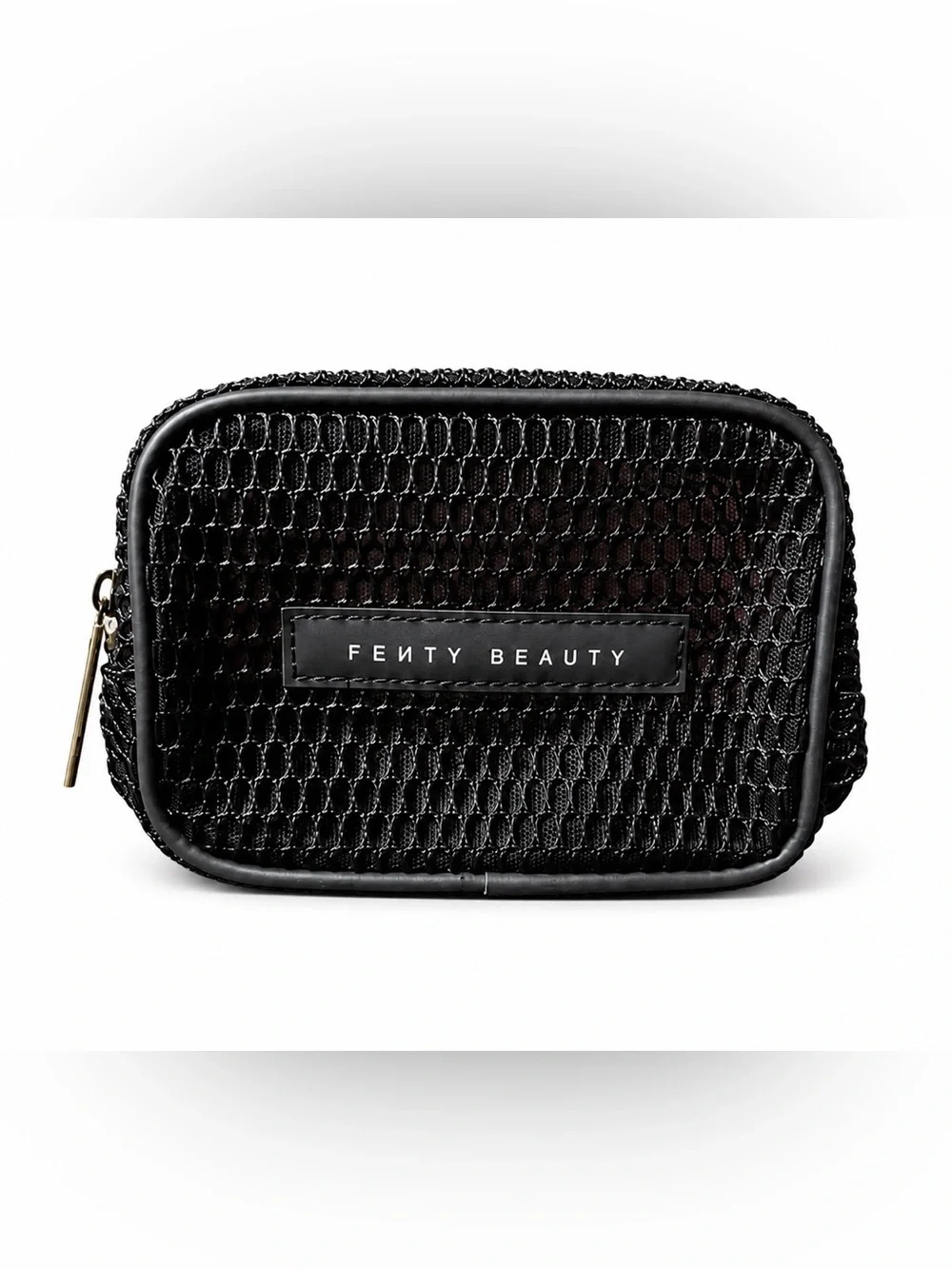 Fenty Beauty Black Mesh Makeup bag